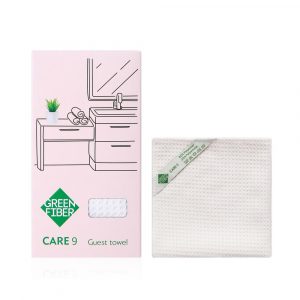 Вафельное полотенце для гостей Green Fiber CARE 9